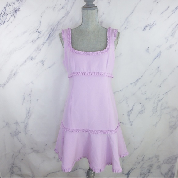cinq a sept Dresses & Skirts - Cinq a Sept | Ana Ruffle Mini Dress | Lilac | Sz 8